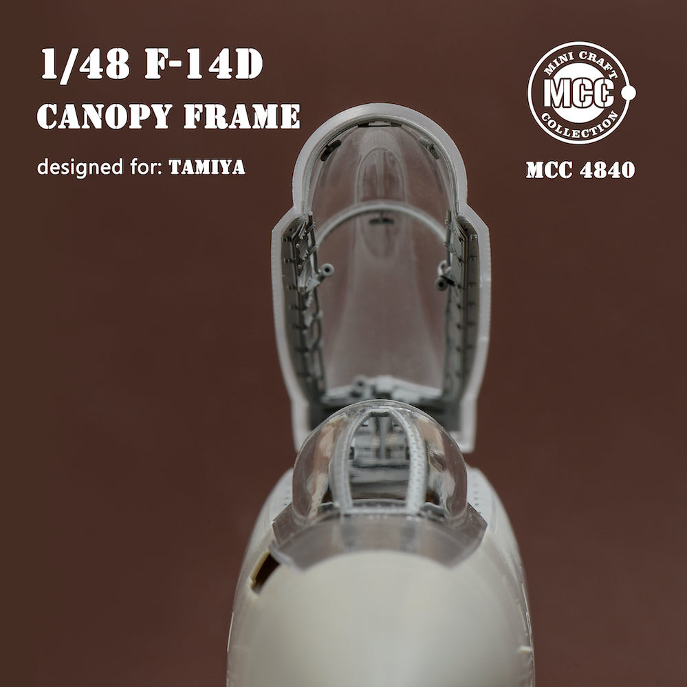 Mini Craft Collection MCC 4840 1:48 Grumman F-14D Tomcat canopy frame