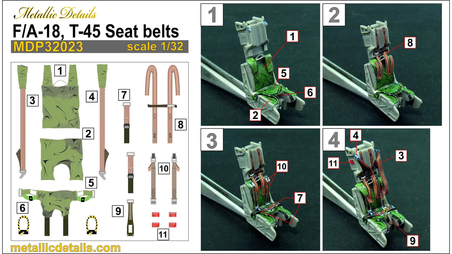 Metallic Details MDR3258 1:32 Martin-Baker Mk.14 Ejection Seat for F/A-18, T-45