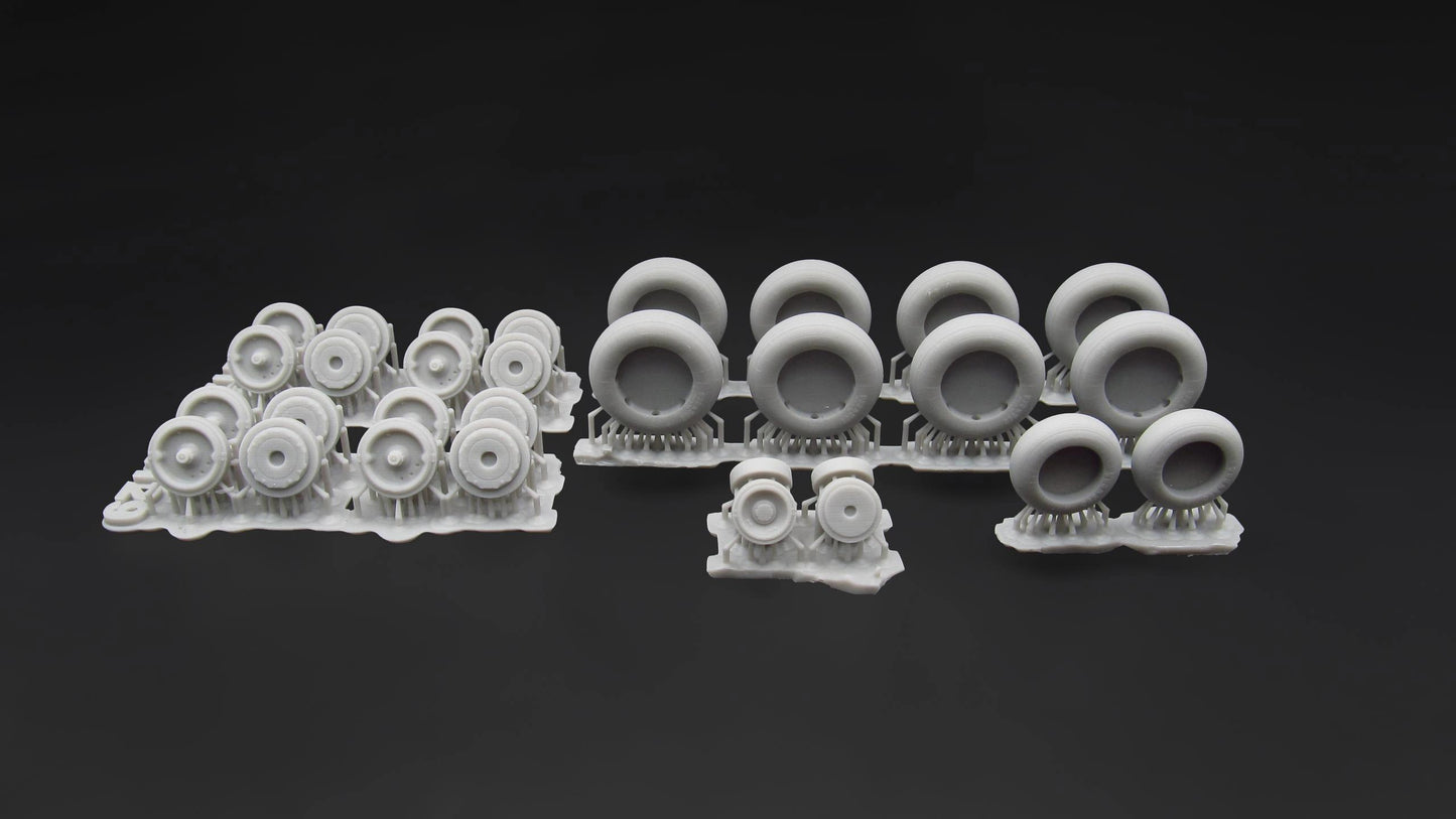 Metallic Details MDR72129 1:72 Ilyushin IL-18, Il-20, Il-22, Il-38 wheels only