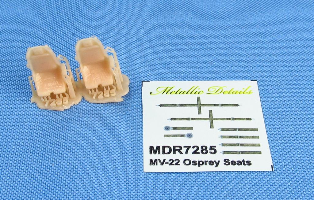 Metallic Details MDR7285 1:72 Bell V-22 Osprey Seats (3D-Printed)