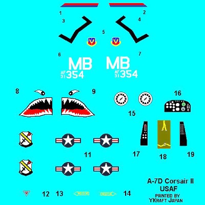 Miniwing 020 1:144 LTV A-7D 'CORSAIR II'