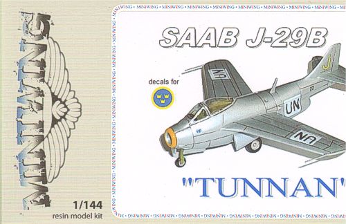 Miniwing 044 1:144 Saab J-29B Tunnan