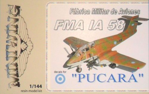 Miniwing 071 1:144 F.M.A. IA-58A Pucara