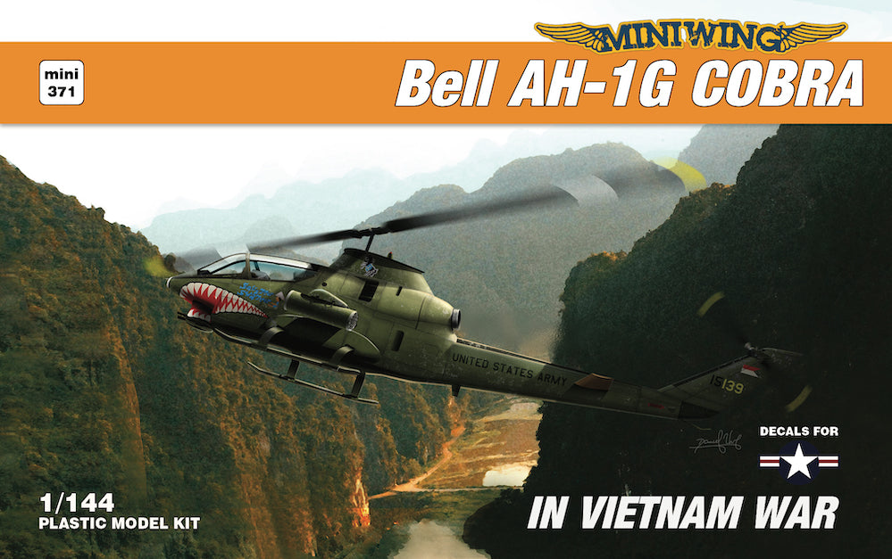 Miniwing-Plastic 371 1:144 Bell AH-1G COBRA in Vietnam War