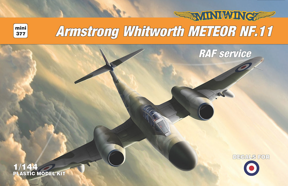 Miniwing-Plastic 377 1:144 Gloster Meteor NF.11 / RAF