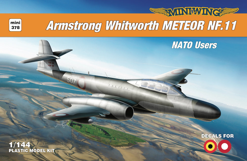 Miniwing-Plastic 378 1:144 Gloster Meteor NF.11 / NATO Users