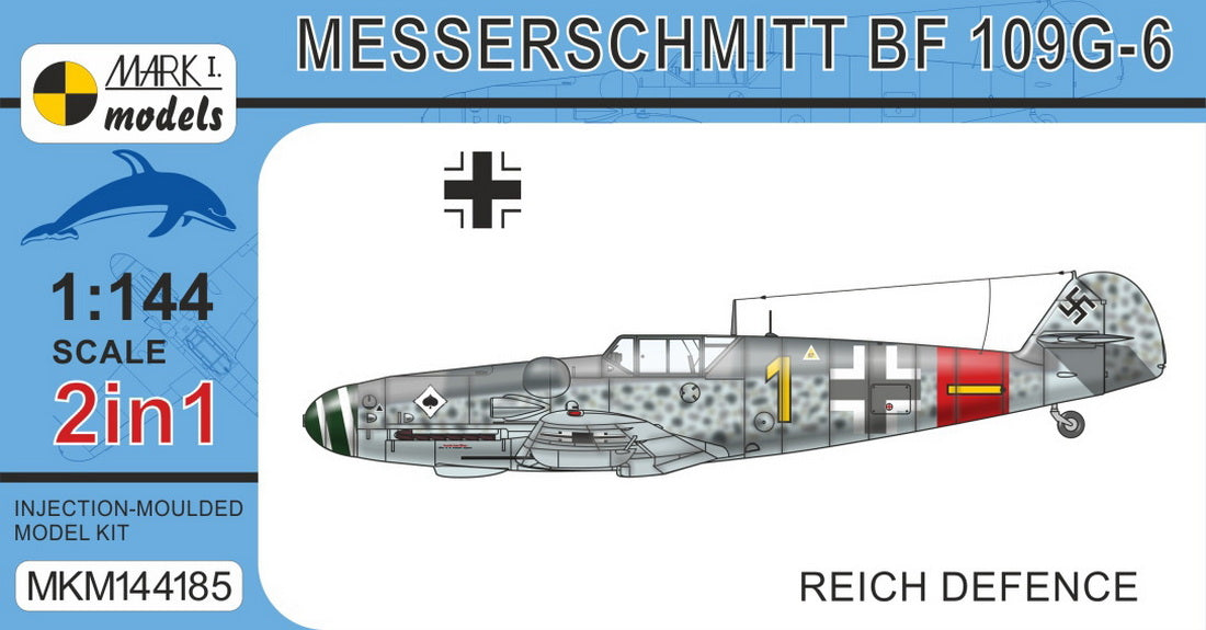 Mark I Models MKM144185 1:144 Messerschmitt Bf-109G-6 'Reich Defence' 2in1