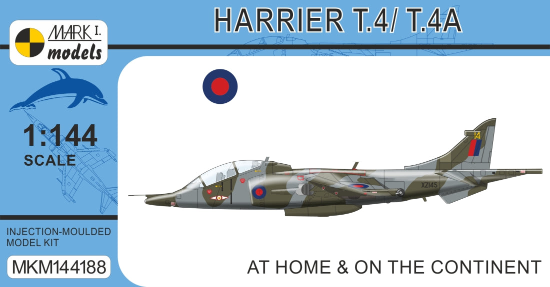 Mark I Models MKM144188 1:144 BAe Harrier T.4/4A 'At home & On the Continent'