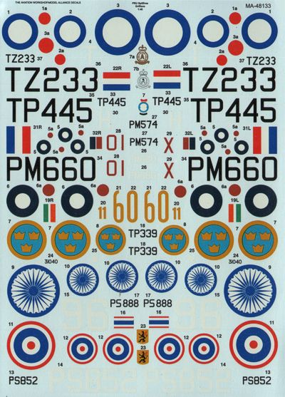 Model Alliance MA-48133 1:48 Photo Reconnaisance Griffon Engined Supermarine Spitfire