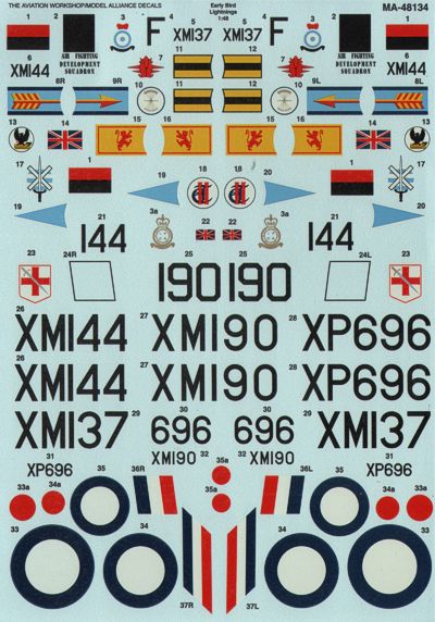 Model Alliance MA-48134 1:48 Early BAC/EE Lightnings