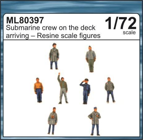 CMK Maritime Line ML80397 1:72 Submarine Crew on the Deck Arriving