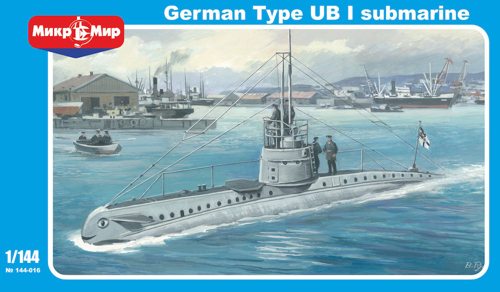 Mikro-Mir 144-016 1:144 German Type UB 1 Submarine