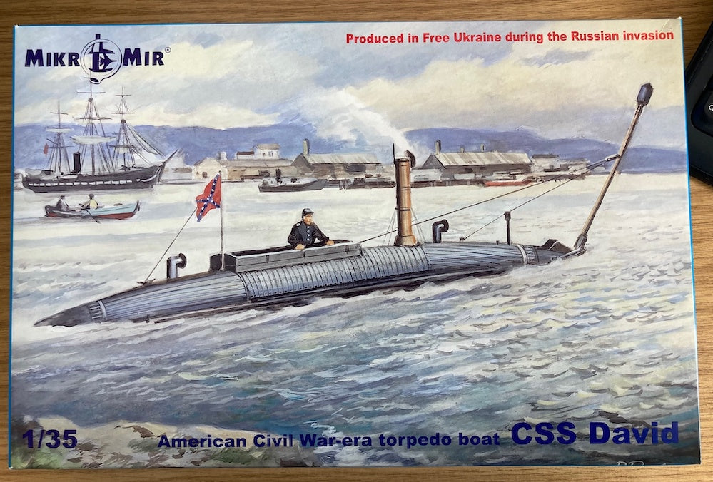 Mikro-Mir 35-026 1:35 CSS David American Civil War-era torpedo boat