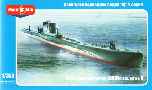 Mikro-Mir 350-11 1:350 Soviet submarine 'Shch' class, series V-bis-2