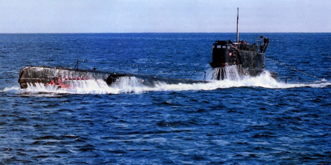 Mikro-Mir 350-14 1:350 Submarine Project 613 Whiskey-III class