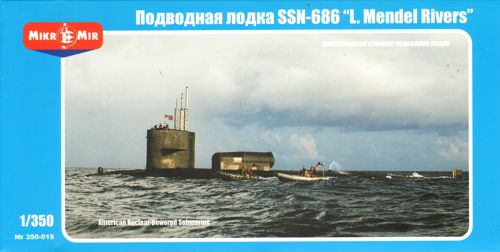 Mikro-Mir 350-15 1:350 SSN-686 'Mendel Rivers' U.S. nuclear-powered submarine