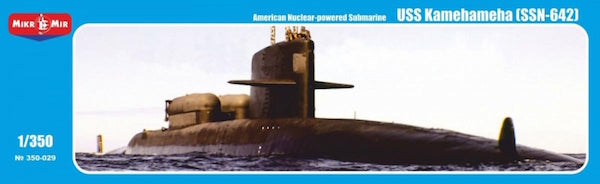 Mikro-Mir 350-29 1:350 SSN-642 Kamehameha with DDS submarine