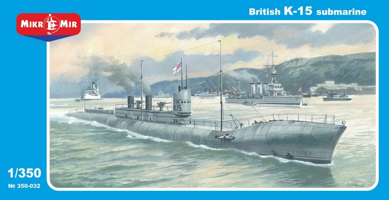 Mikro-Mir 350-32 1:350 British K-15 submarine