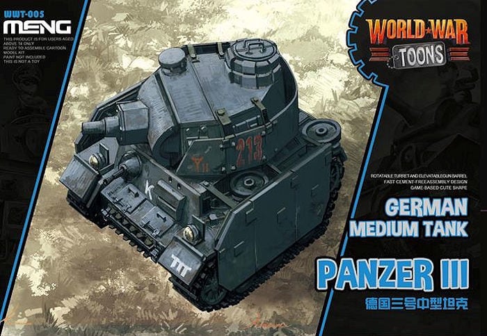 Meng Model WWT-005 German Pz.Kpfw.III World War Toon