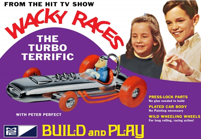 MPC 937 1:32 Wacky Races Peter Perfect The Turbo Terrific Snap Together