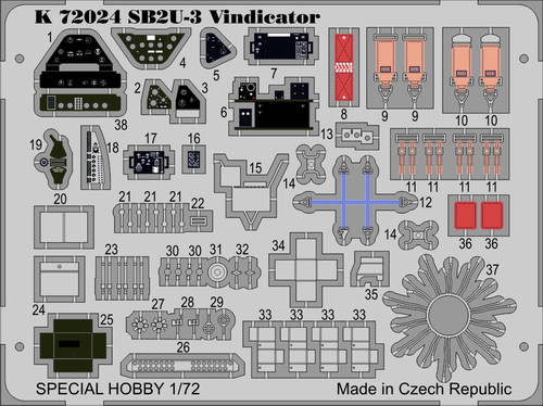 MPM K72024 1:72 Vought SB2U-3 Vindicator