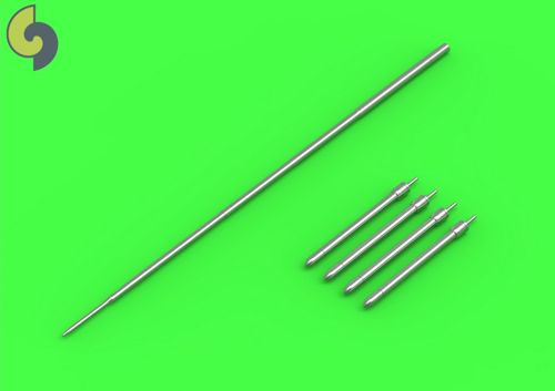 Master 32-073 1:32 Mikoyan MiG-19PM/MiG-19S (Farmer E) Missile Rails Nose Parts (4pcs) & Pitot Tube
