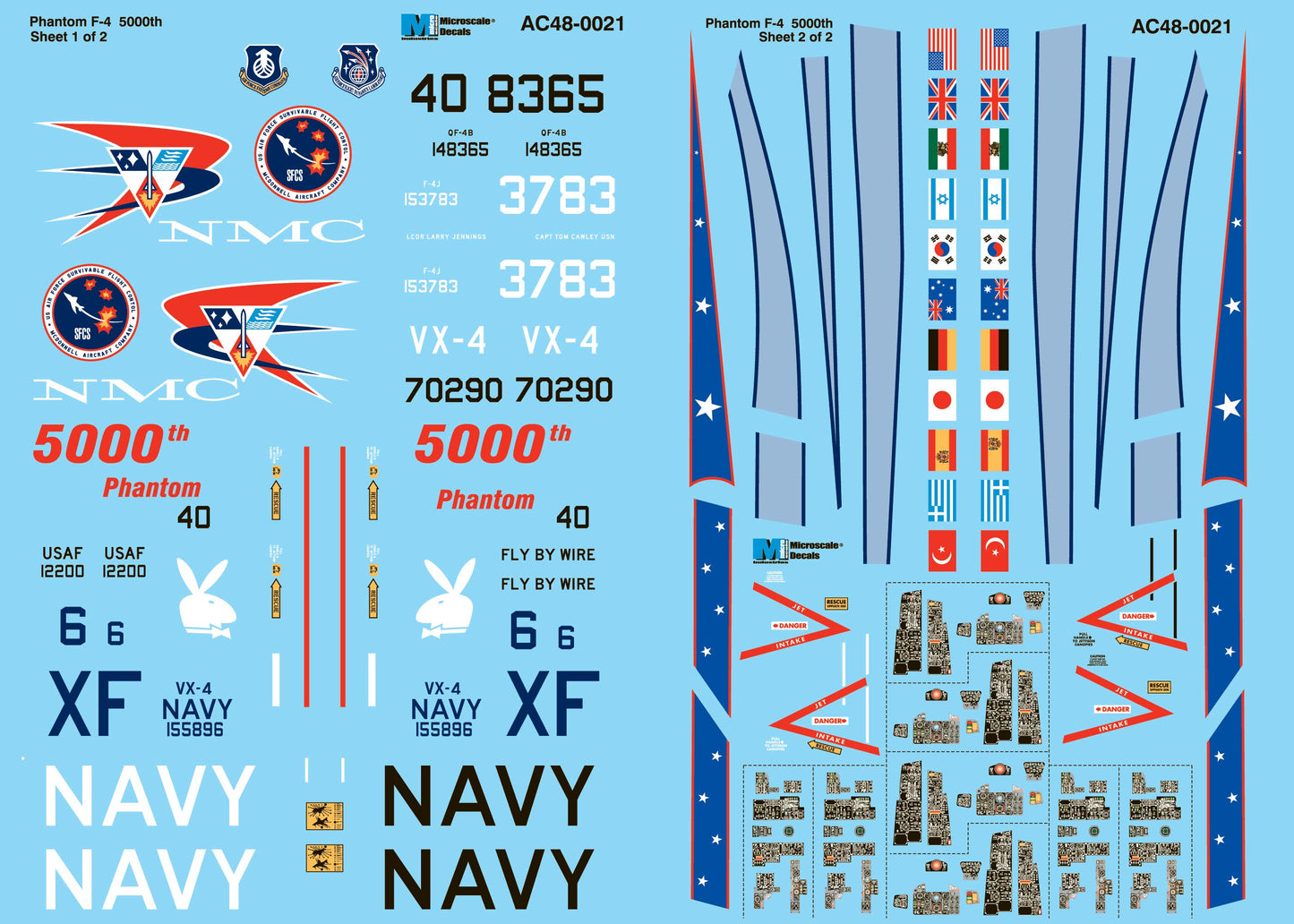 Microscale MS48021 1:48 McDonnell F-4E Phantom 5000th
