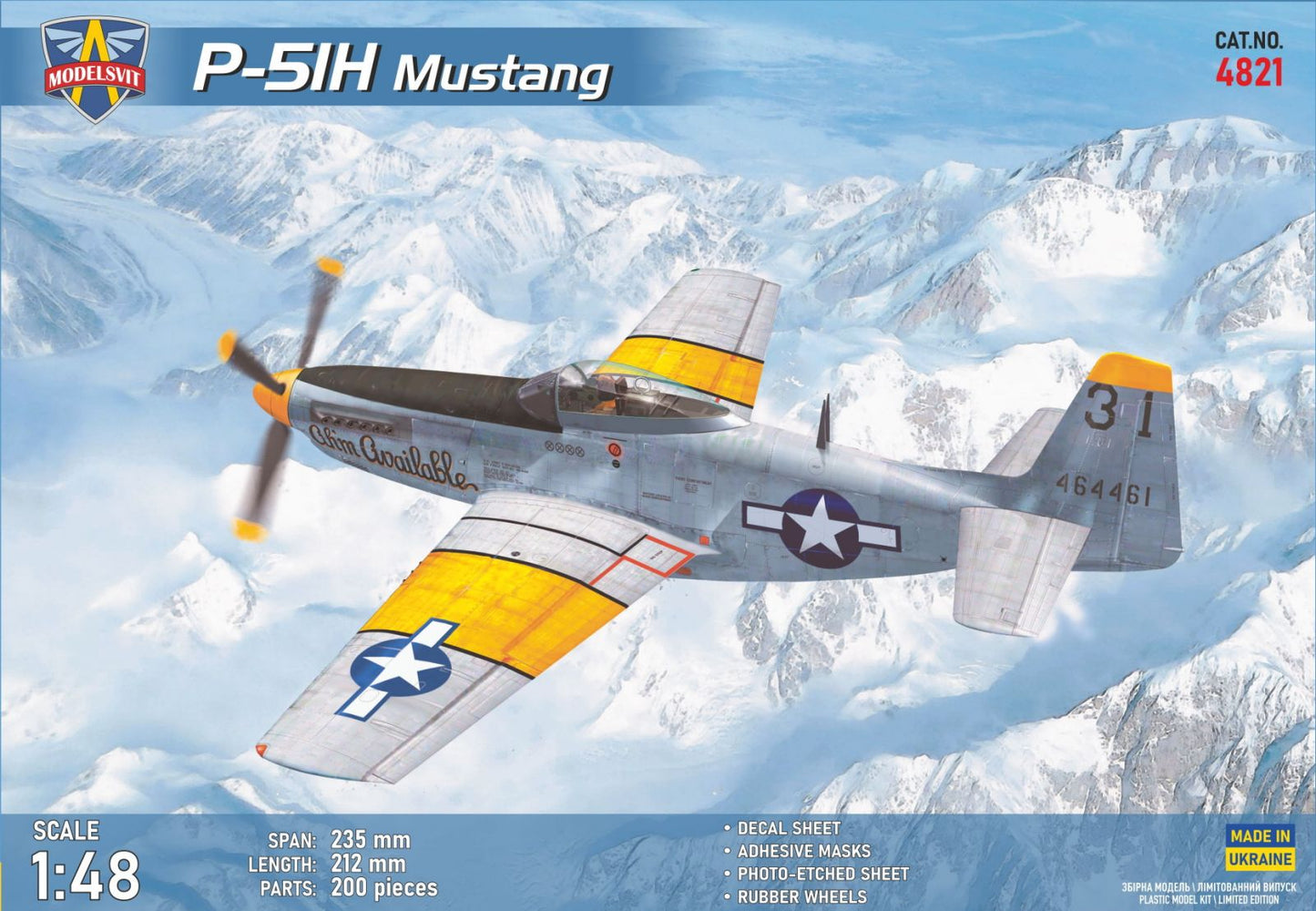 Modelsvit 4821 1:48 North-American P-51H Mustang