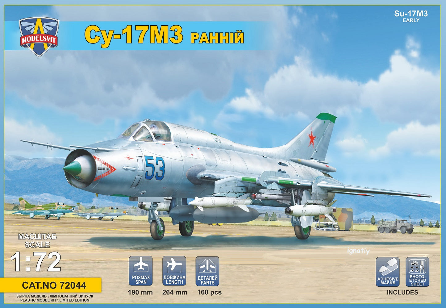 Modelsvit 72044 1:72 Sukhoi Su-17M3 early version