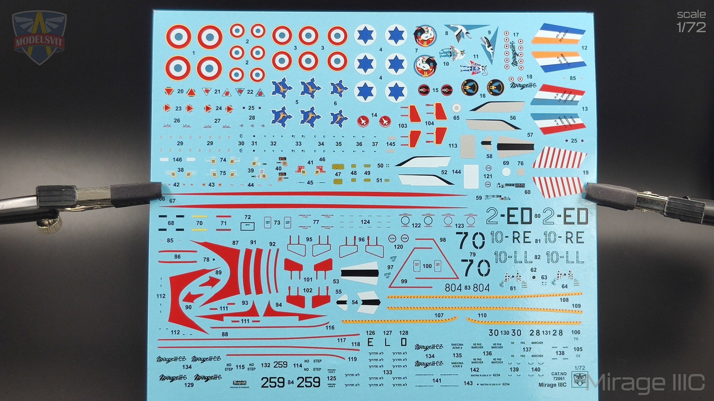 Modelsvit 72061 1:72 Dassault-Mirage IIIC