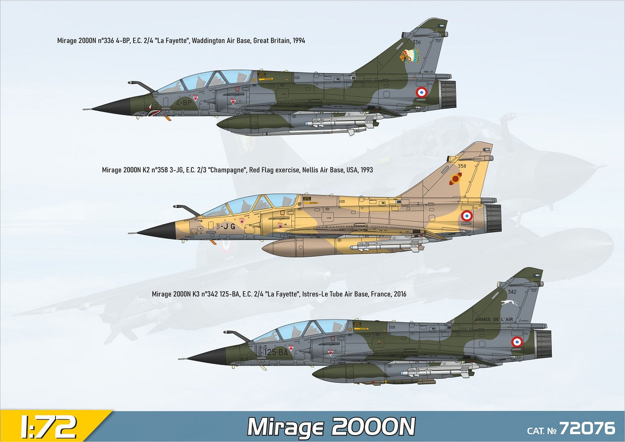 Modelsvit 72076 1:72 Dassault Mirage 2000N with ASMP missile