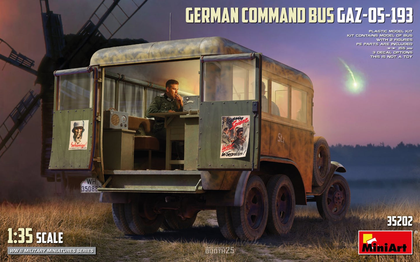 MiniArt 35202 1:35 German Command Bus GAZ-05-193