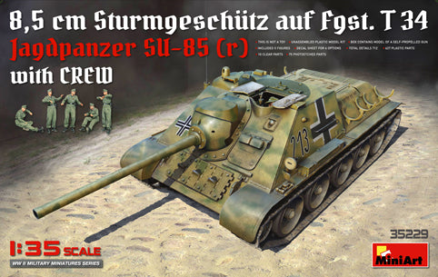 MiniArt 35229 1:35 Jagdpanzer SU-85 (R) with Crew