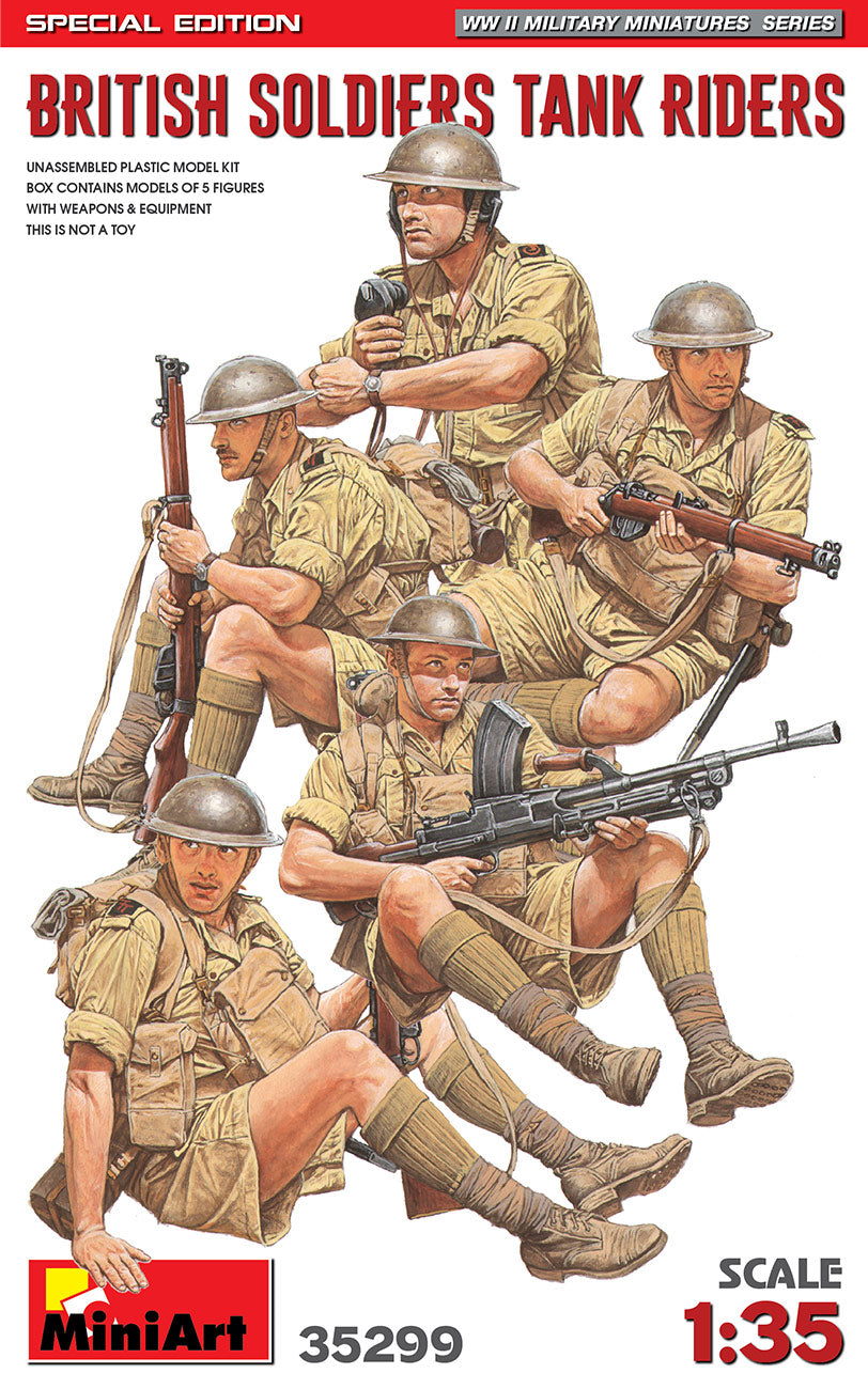 MiniArt 35299 1:35 British 8th Army Tank Riders Special Edition