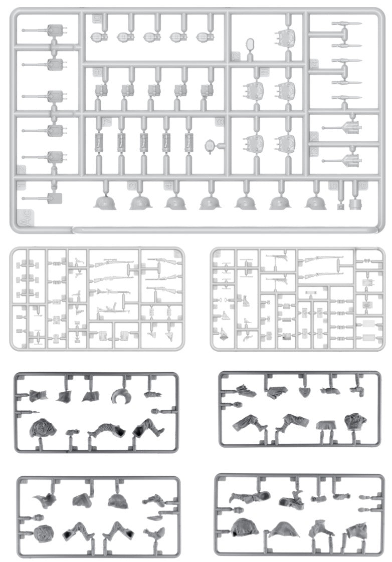 MiniArt 35370 1:35 German Tank Riders - Winter Uniform 1944-45