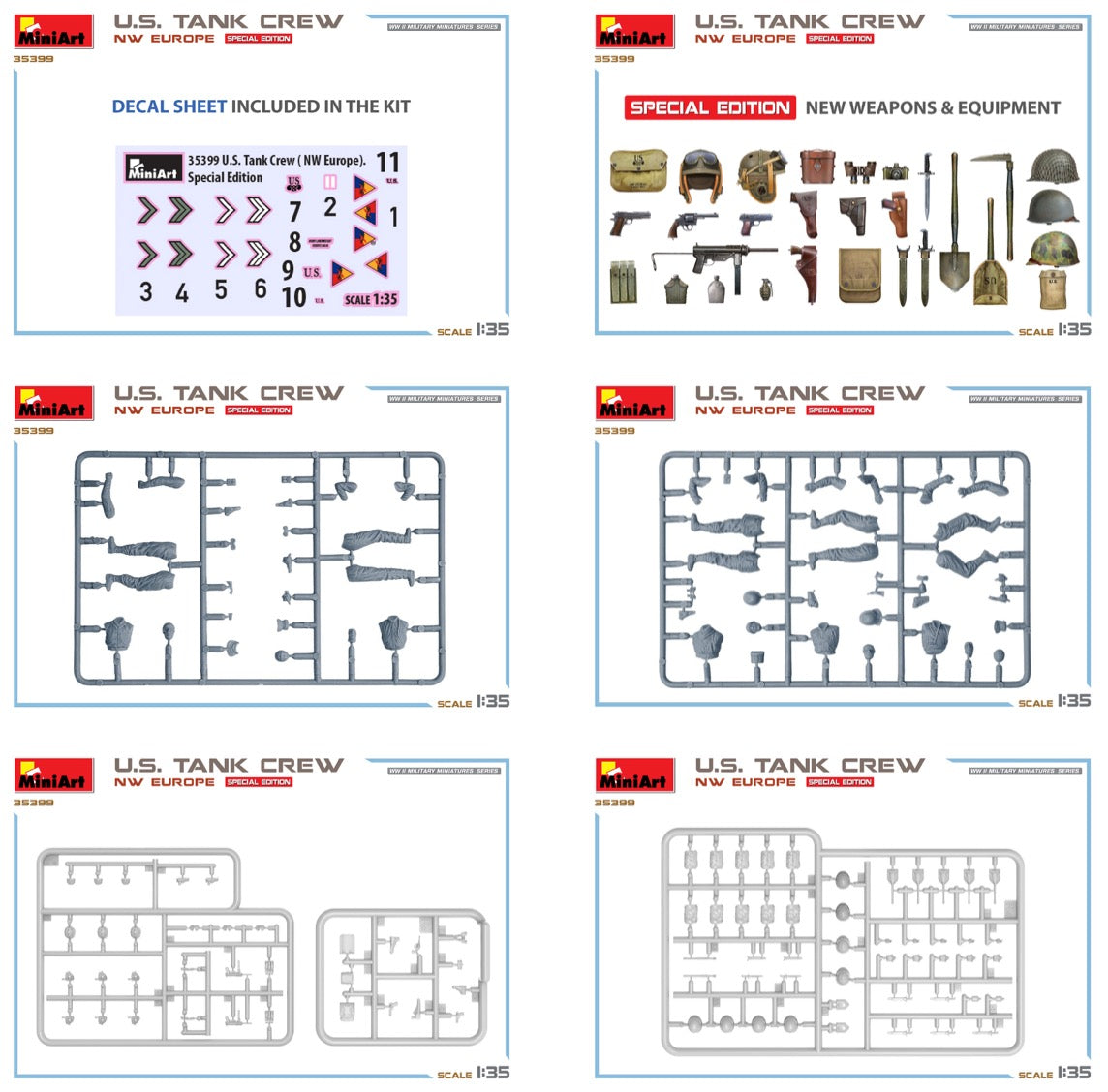 MiniArt 35399 1:35 US TANK CREW (NW EUROPE) (WWII) SPECIAL EDITION