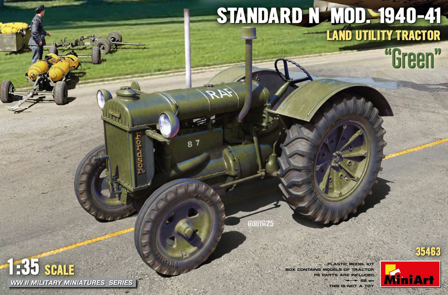 MiniArt 35463 1:35 Land Utility Tractor N Green Mod 1940-41
