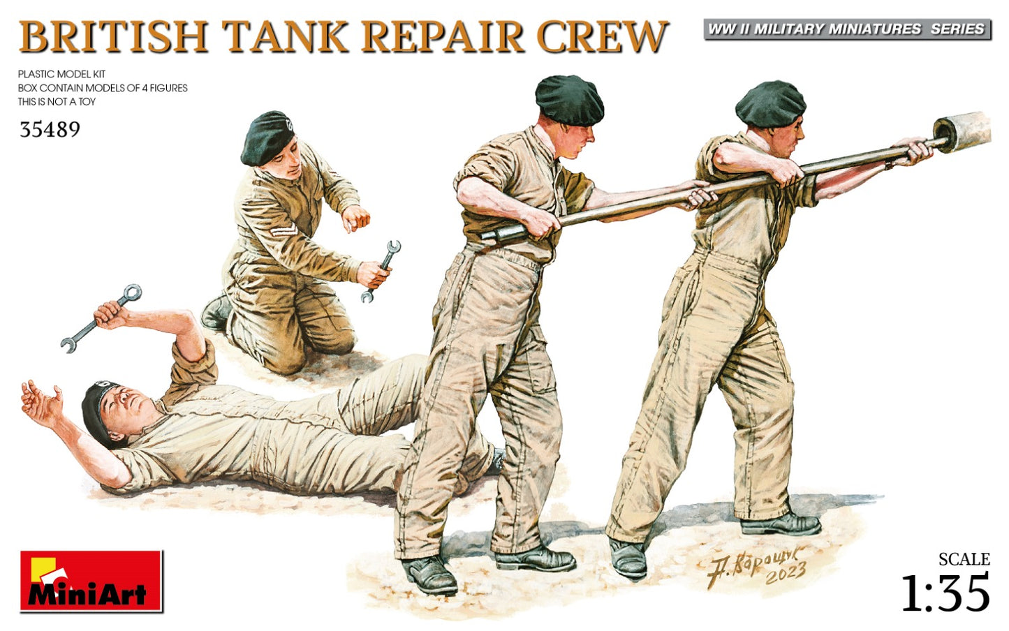 MiniArt 35489 1:35 British Tank Repair Crew WWII