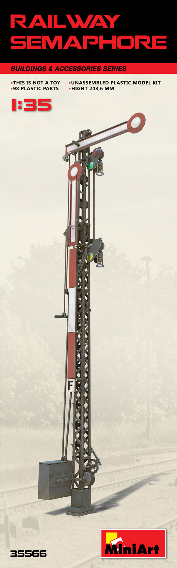 MiniArt 35566 1:35 Railway Signal/Semaphore