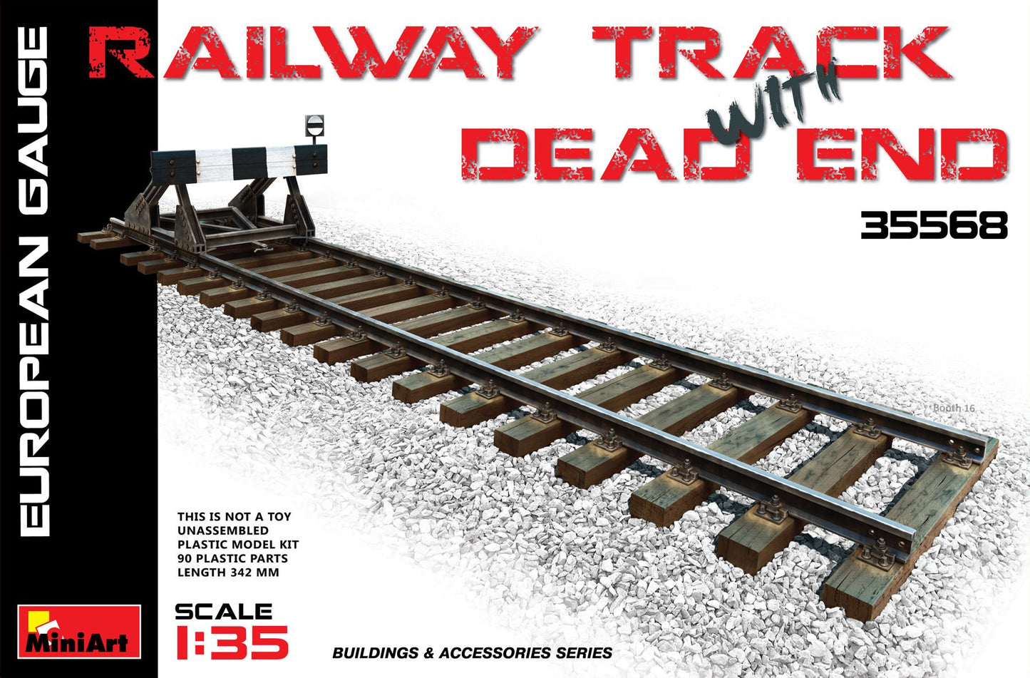 Mini Art 35568 1:35 Railway Track & Dead End European Gauge