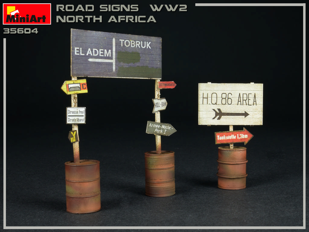 MiniArt 35604 1:35 Road Signs WWII North Africa
