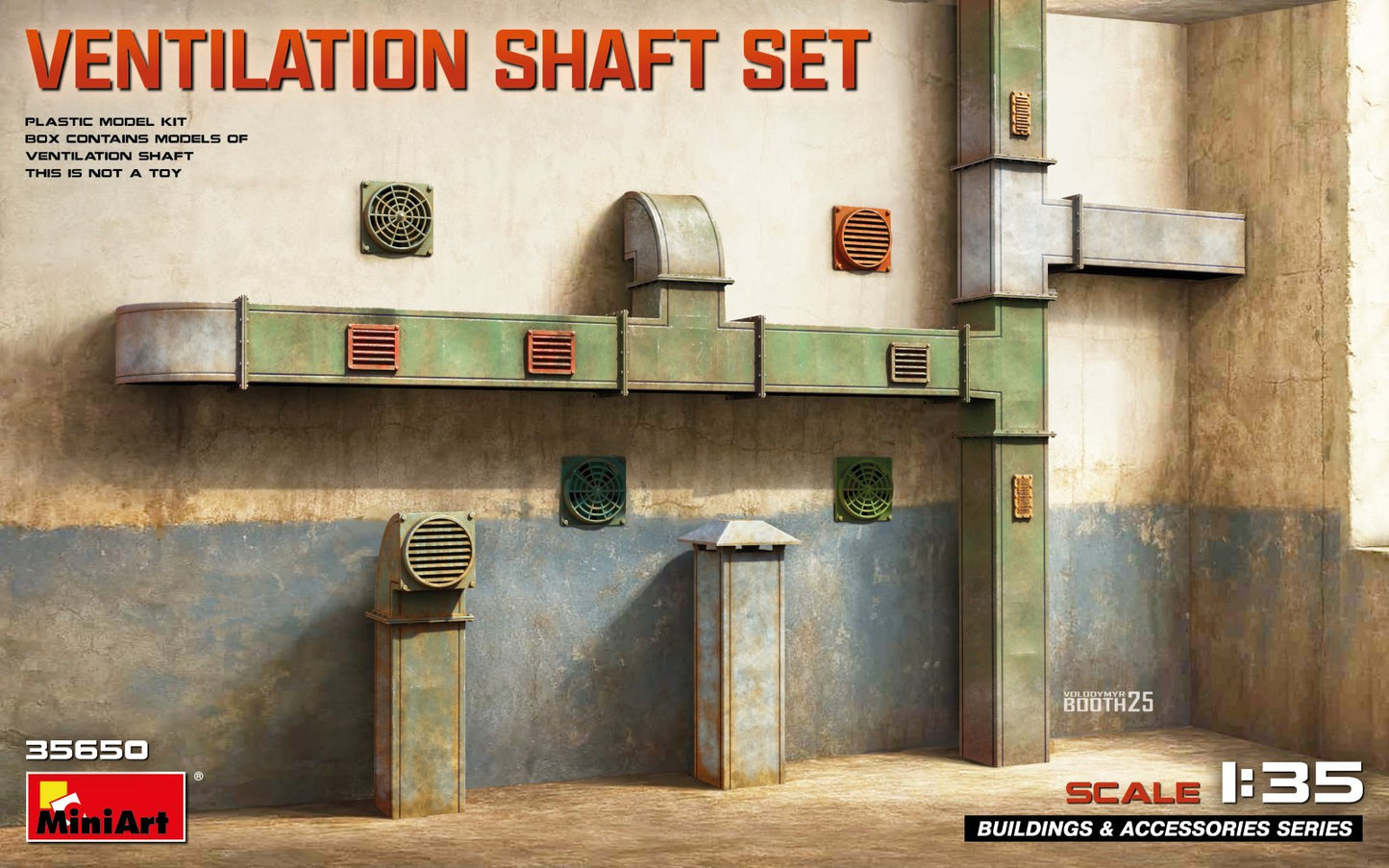 MiniArt 35650 1:35 Ventilation Shaft Set