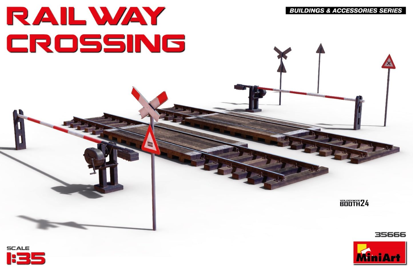 MiniArt 35666 1:35 Railway Crossing