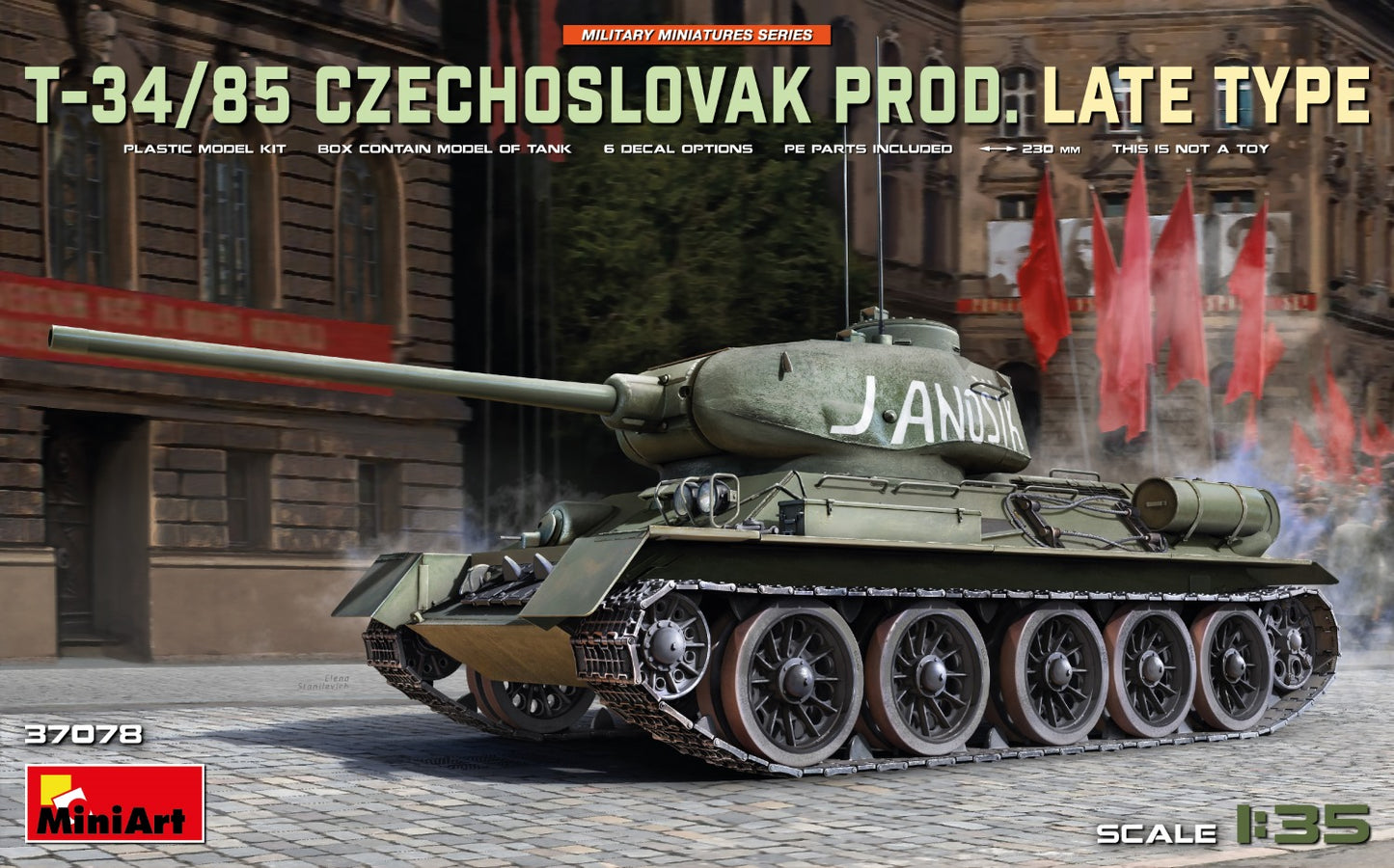 MiniArt 37078 1:35 T-34-85 Czechoslovak Prod. Late Type