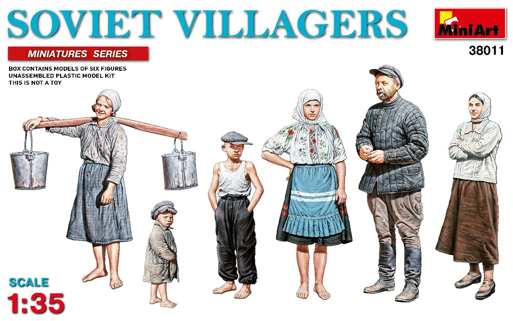MiniArt 38011 1:35 Soviet Villagers