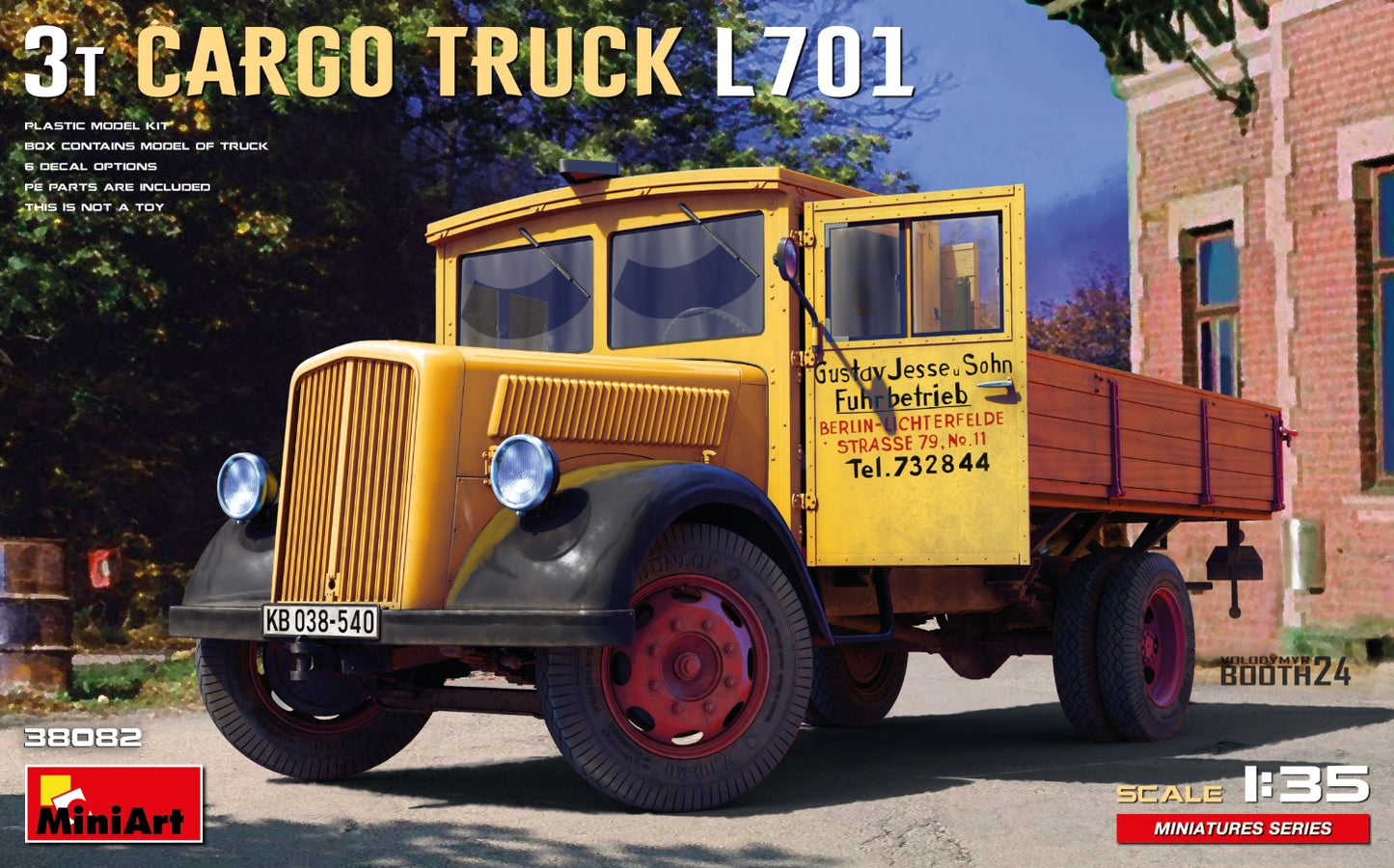 MiniArt 38082 1:35 3t Cargo Truck L701