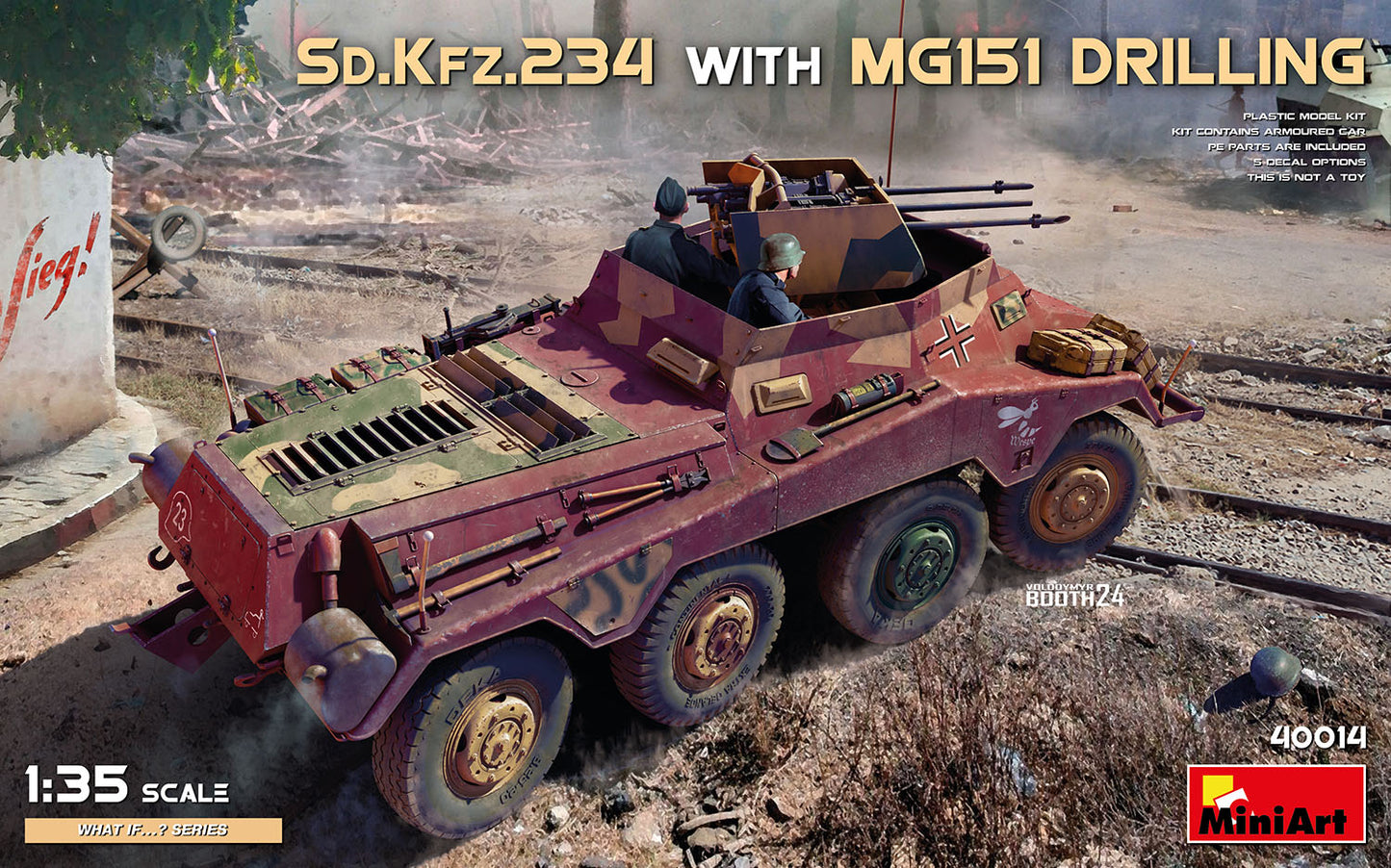 MiniArt 40014 1:35 Sd.Kfz.234 WITH MG151 DRILLING
