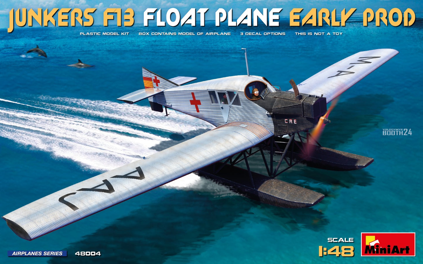 MiniArt 48004 1:48 Junkers F13 Float Plane. Early Production