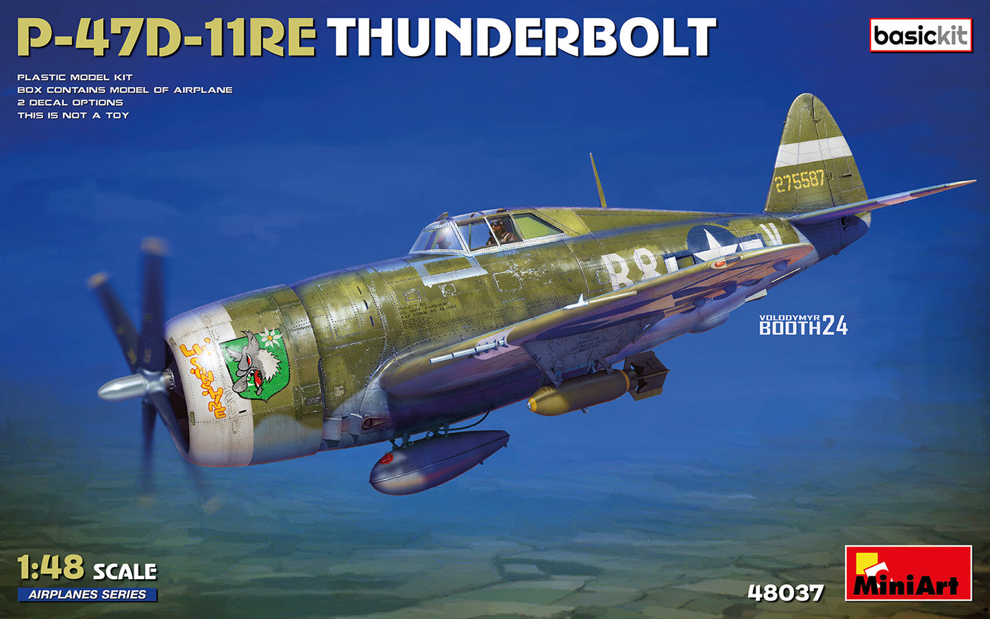 MiniArt 48037 1:48 Republic P-47D-11RE Thunderbolt Basic