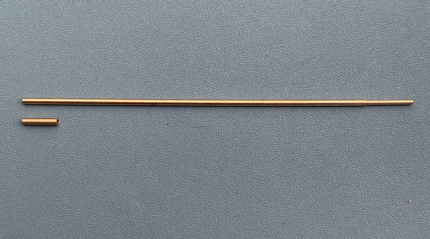 Profimodeller 2024 MTC-A32193 1:32 Messerschmitt Bf-110D-1 / Bf-110D-3 pitot pipes – 2 brass parts